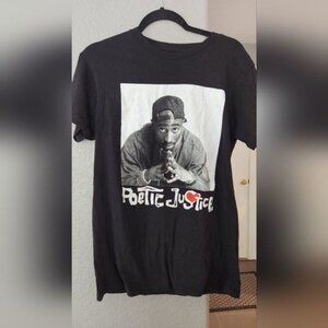 Tupac‎ Poetic Justice Tshirt, Size M